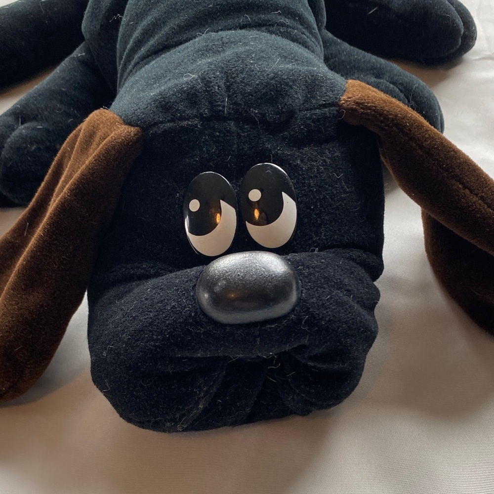Pound Puppies Plush Black & Brown Dog - Picture 5 of 5